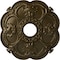Ekena Millwork Rotherham Ceiling Medallion (Fits Canopies up to 3 1/2"), 18"OD x 3 1/2"ID x 1 1/2"P, Brass CM17ROBRS - alternate 1